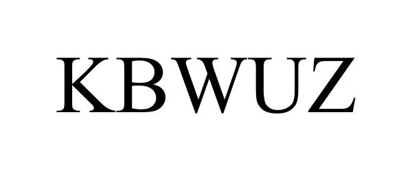Trademark Logo KBWUZ