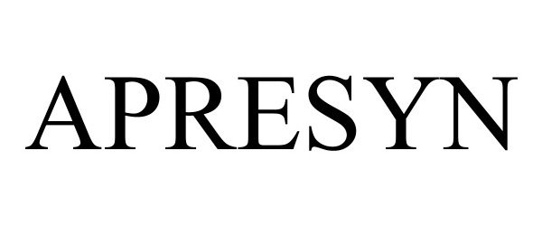 Trademark Logo APRESYN