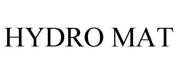 Trademark Logo HYDRO MAT