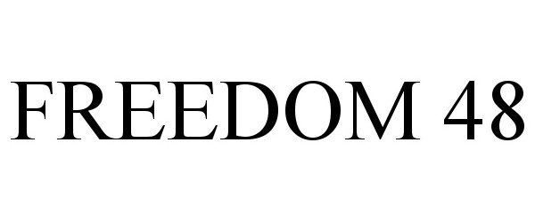Trademark Logo FREEDOM 48