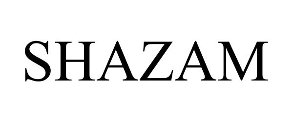 Trademark Logo SHAZAM