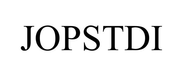 Trademark Logo JOPSTDI