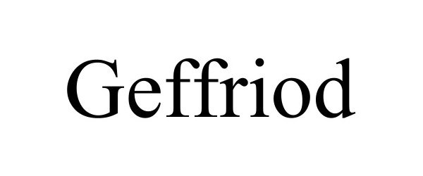 Trademark Logo GEFFRIOD