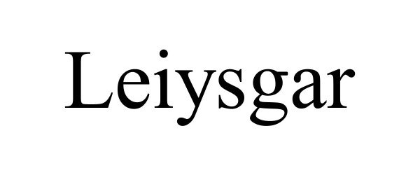 Trademark Logo LEIYSGAR