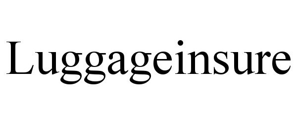 Trademark Logo LUGGAGEINSURE