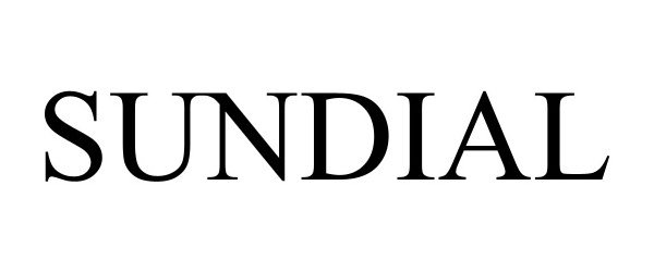 Trademark Logo SUNDIAL