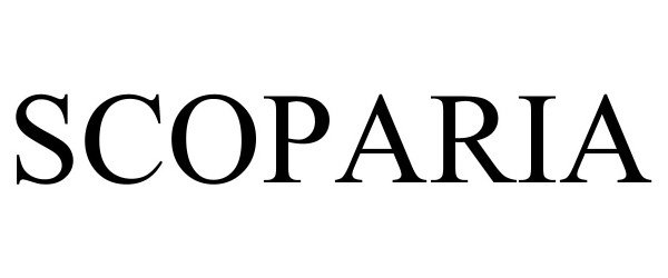 Trademark Logo SCOPARIA