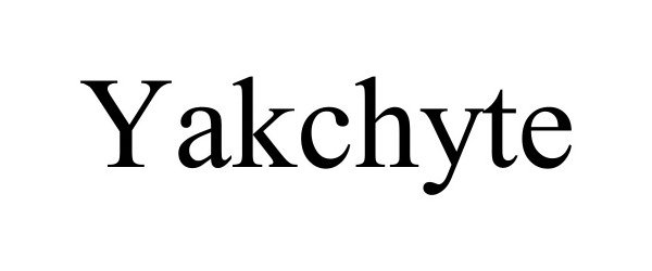 Trademark Logo YAKCHYTE