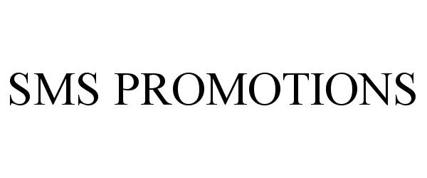 Trademark Logo SMS PROMOTIONS