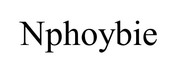 Trademark Logo NPHOYBIE