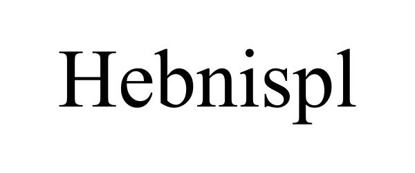 Trademark Logo HEBNISPL