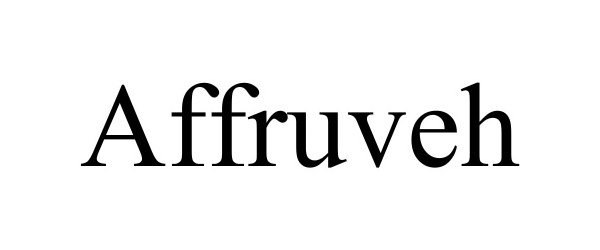 Trademark Logo AFFRUVEH
