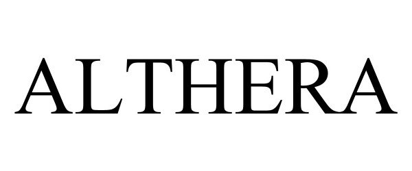 Trademark Logo ALTHERA