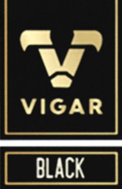 Trademark Logo V VIGAR BLACK