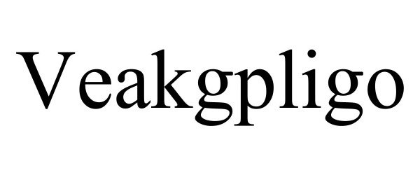 Trademark Logo VEAKGPLIGO