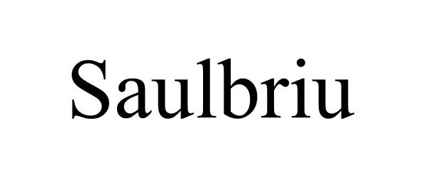 Trademark Logo SAULBRIU