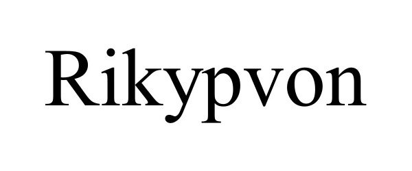  RIKYPVON