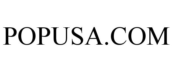 Trademark Logo POPUSA.COM
