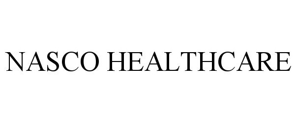 Trademark Logo NASCO HEALTHCARE