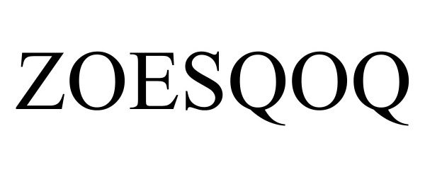 Trademark Logo ZOESQOQ