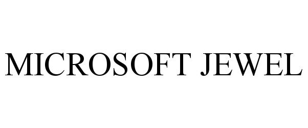 Trademark Logo MICROSOFT JEWEL