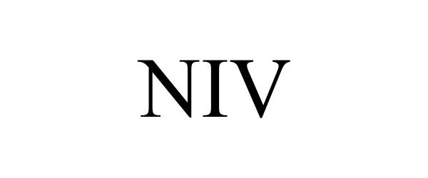 Trademark Logo NIV