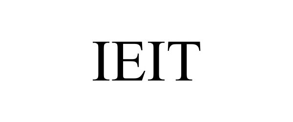 Trademark Logo IEIT
