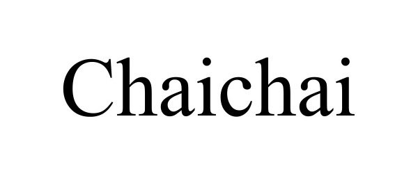  CHAICHAI