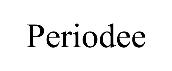 Trademark Logo PERIODEE