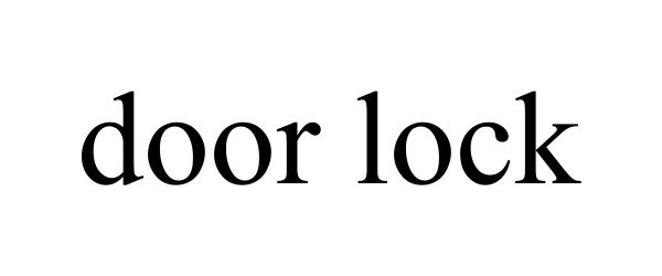 Trademark Logo DOOR LOCK