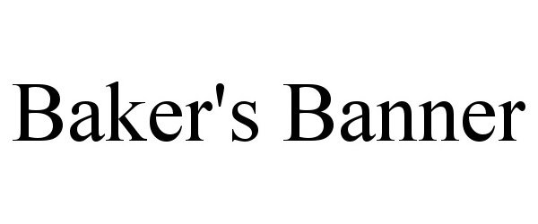  BAKER'S BANNER