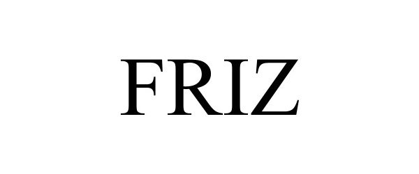 Trademark Logo FRIZ