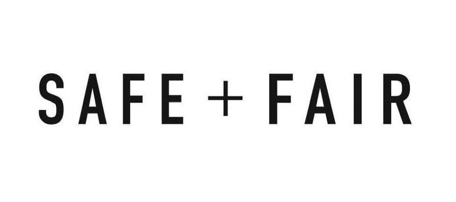 Trademark Logo SAFE + FAIR