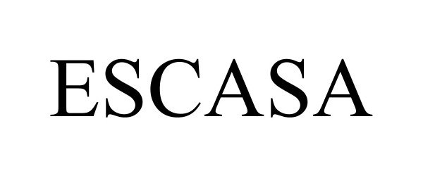 Trademark Logo ESCASA