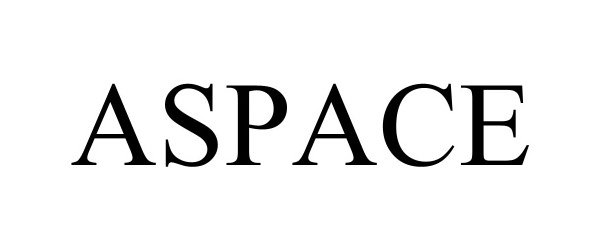 Trademark Logo ASPACE