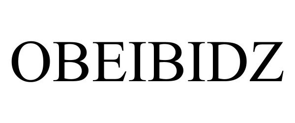 Trademark Logo OBEIBIDZ