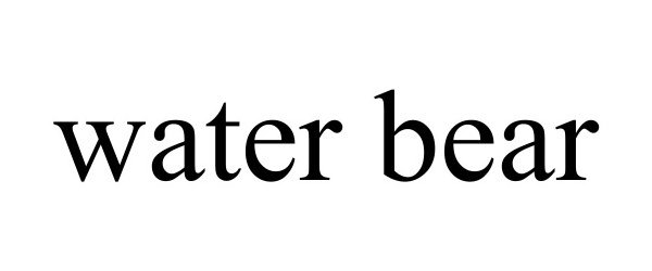 Trademark Logo WATER BEAR