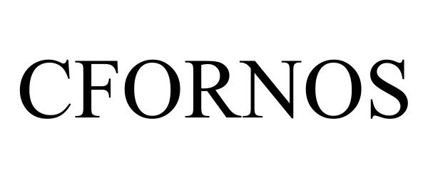 Trademark Logo CFORNOS