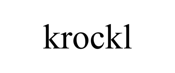 Trademark Logo KROCKL