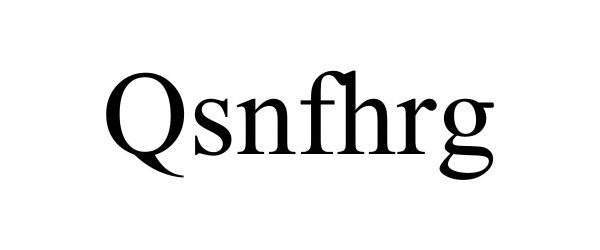 Trademark Logo QSNFHRG
