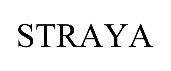 Trademark Logo STRAYA