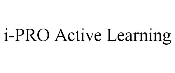  I-PRO ACTIVE LEARNING