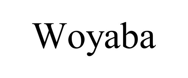 Trademark Logo WOYABA