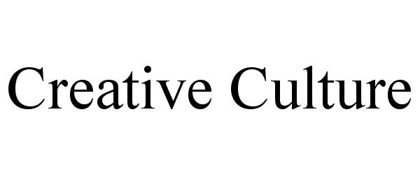 Trademark Logo CREATIVE CULTURE