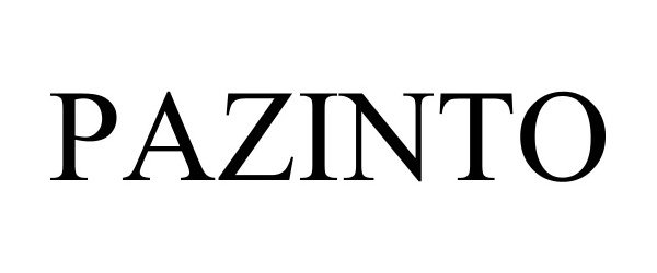 Trademark Logo PAZINTO