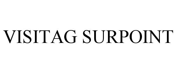 Trademark Logo VISITAG SURPOINT