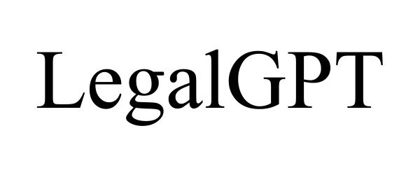 Trademark Logo LEGALGPT