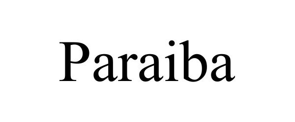 Trademark Logo PARAIBA