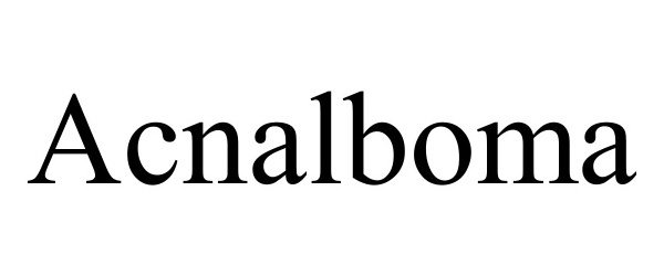Trademark Logo ACNALBOMA