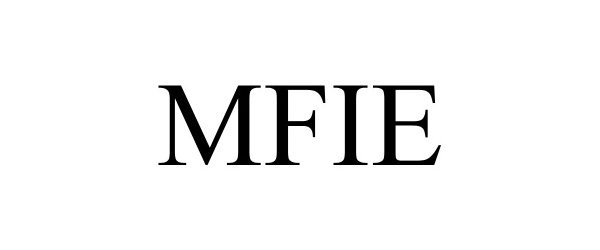 Trademark Logo MFIE